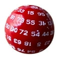 thumbnail image 1 of 100-Sided Polyhedral Dice For Tabletop Rpg , Unique D100 Roleplaying Dice Set With Clear Numbers, Acrylic Construction For Dungeons & Dragons, Pathfinder, Call Of Cthulhu –, 1 of 5