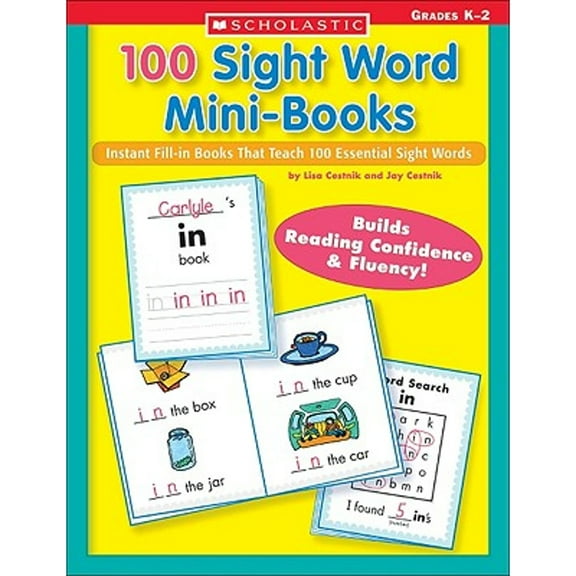 Pre-Owned 100 Sight Word Mini-Books (Paperback) 9780439387804