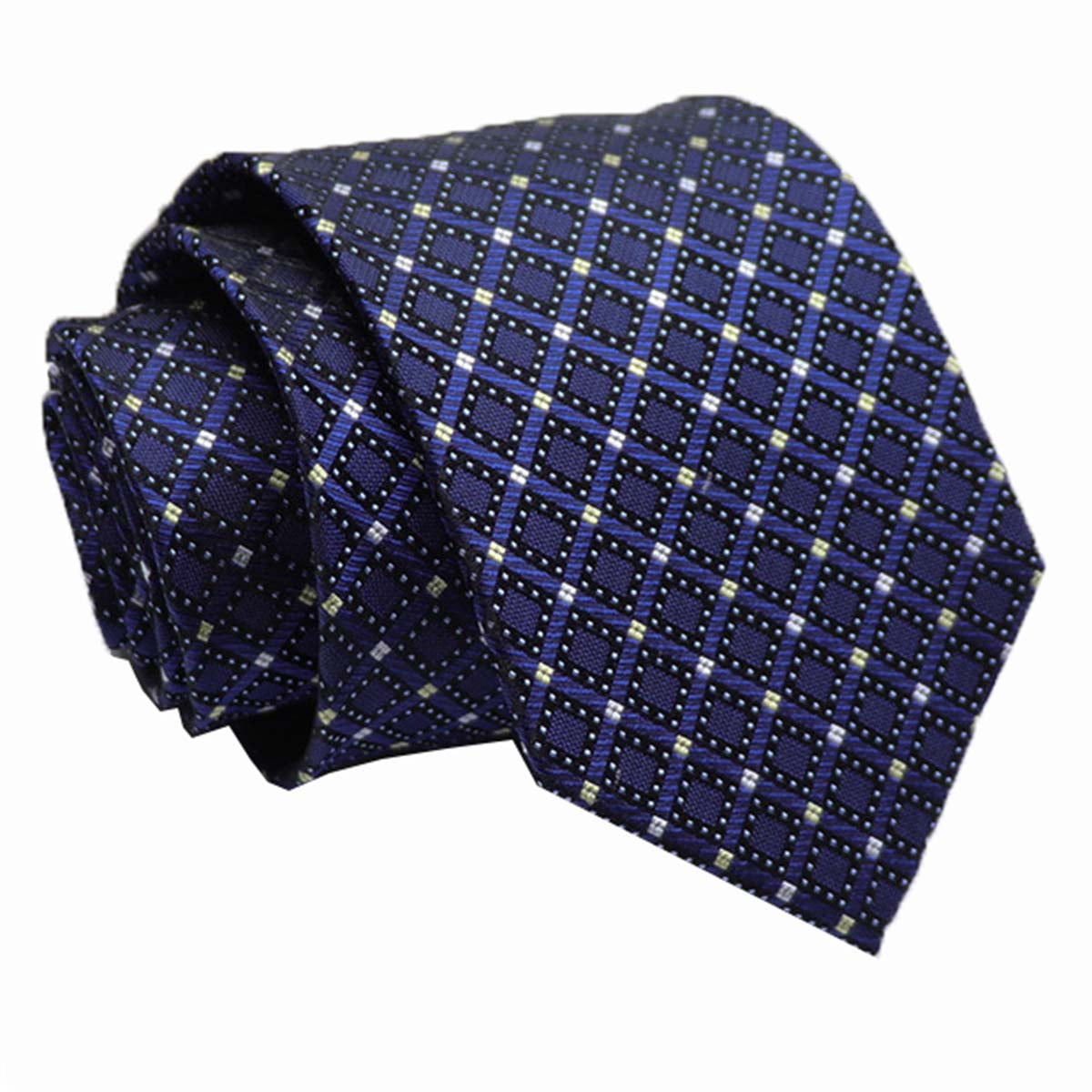 100 Silk Jacquard Necktie Ties for Men High Density Woven Tie Pattern ...