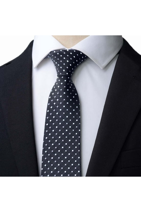 100 Silk Jacquard Necktie Ties for Men High Density Woven Tie Pattern Waterproof Business Formal