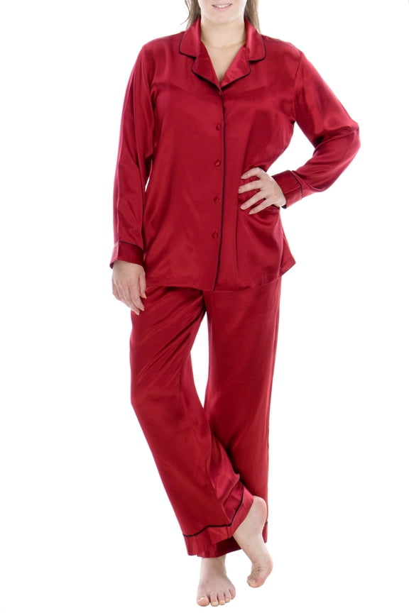 100% Silk Sleepwear Women's Silk Pajamas Set
