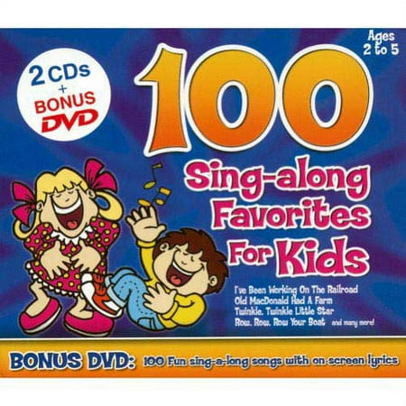 Pre-Owned 100 Sing-A-Long Favorites For Kids (2CD) (Includes DVD) (Digi-Pak)