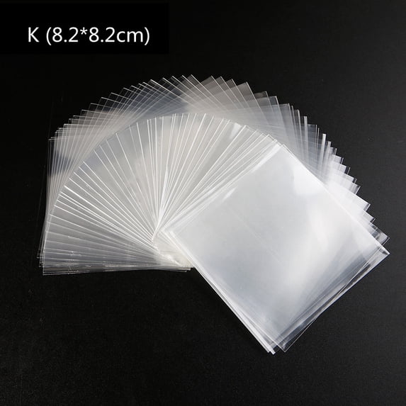 100 Sleeves/Clear Standard Size Board Game Trading Card Sleeves Deck Protector for Baseball Grade