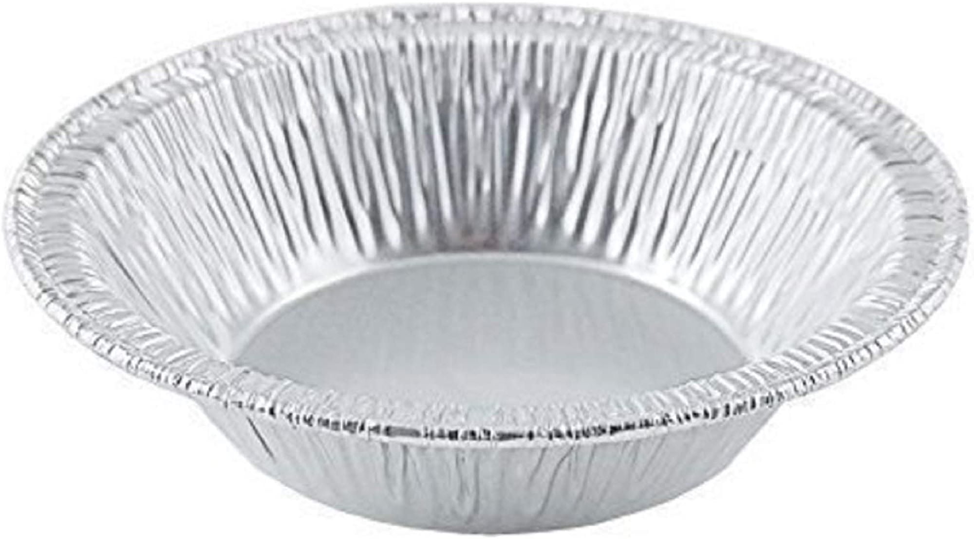 100 Small 33/8" Aluminum Foil Disposable Baking Tart Pans by The Baker