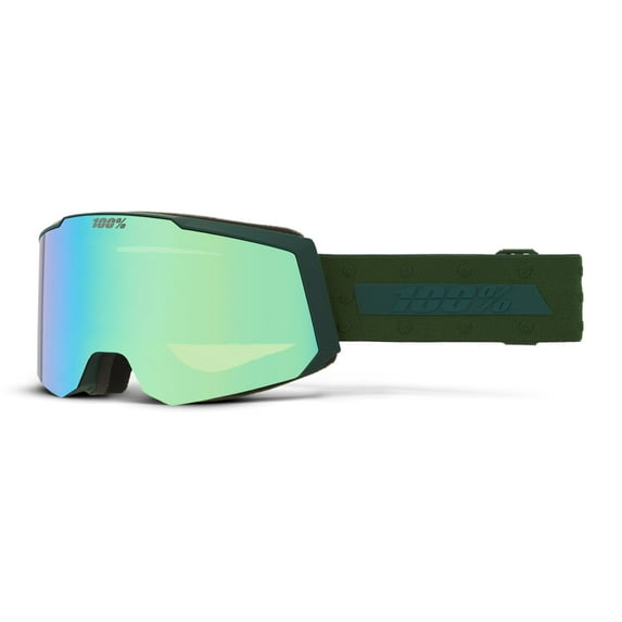 100% Snowcraft S Hiper Goggle - Creature; Mirror Green