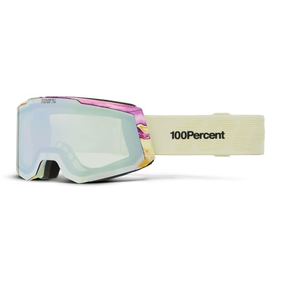 100% Snowcraft S Hiper Goggle - Silencio; Mirror Silver Flash