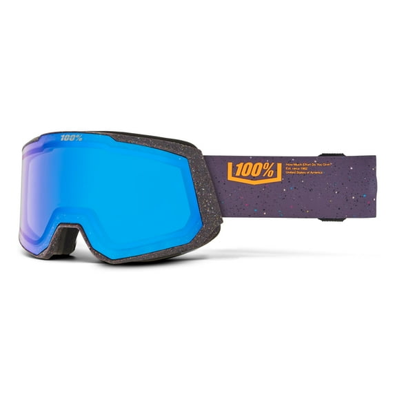 100% Snowcraft XL Goggle - Academia; Mirror Blue