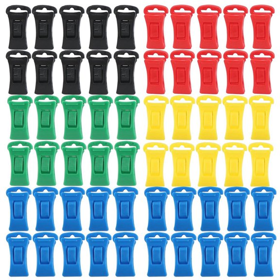 100 Sock Clips for Washing Machine and Dryer with Hooks, Portable Hook Sock Clips Directly in the Drawer Without Folding