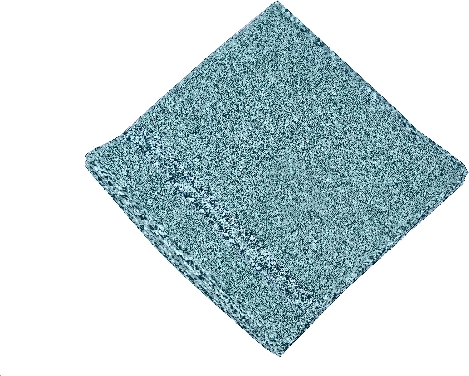 100 Soft Cotton Washcloths Face Towels 13x13 in. 12Pack (Seafoam)