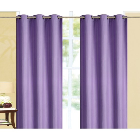 100% Solid Blackoutout Window Curtain Panel With Grommets