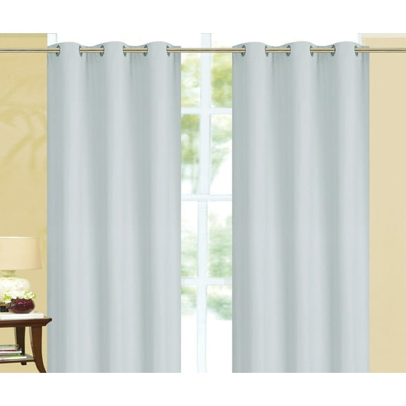 100% Solid Blackoutout Window Curtain Panel With Grommets