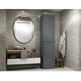 thumbnail image 1 of 100% Solid Wood 16.5" Bathroom Cabinet with Doors, 1 of 7