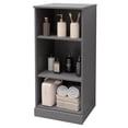 thumbnail image 1 of Palace Imports 100% Solid Wood 16.5" Bathroom Cabinet with Adjustable Shelves, Gray, 1 of 5