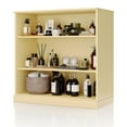 thumbnail image 1 of Palace Imports 100% Solid Wood 32" Bathroom Cabinet with Adjustable Shelves, Yellow, 1 of 3