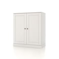 thumbnail image 1 of 100% Solid Wood 32" Bathroom Cabinet with Solid Doors and Adjustable Shelves, 1 of 7