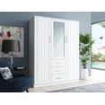 thumbnail image 1 of 100% Solid Wood Cosmo 3-Door Wardrobe, 1 of 8