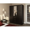 thumbnail image 1 of 100% Solid Wood Cosmo 3-Door Wardrobe, 1 of 5