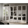thumbnail image 1 of 100% Solid Wood Urban 6-Door Wardrobe with Mirrored Doors, 1 of 2