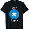 thumbnail image 1 of 100% Somali Shirt | Proud Somali Shirt | Flag Somalia T-Shirt, 1 of 4