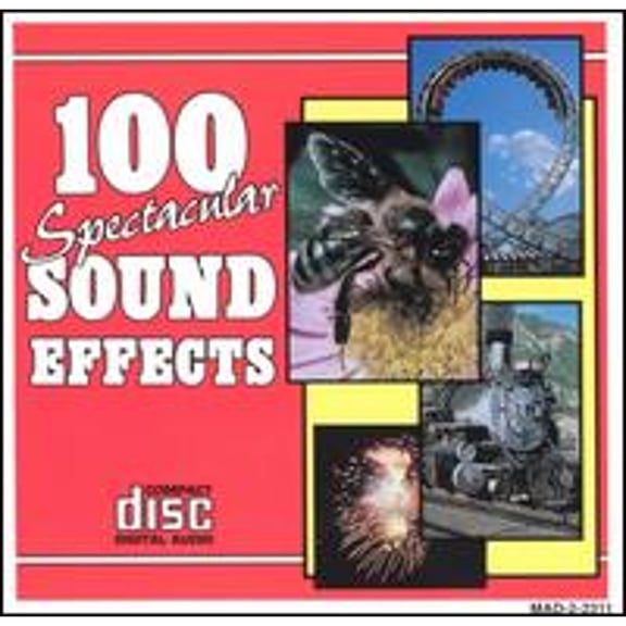 Pre-Owned 100 Spectacular Sound Effects by Various Artists (CD, Sep-1994, Madacy Distribution)