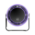 thumbnail image 1 of 100-Speed Portable Fan with USB Charging | Indoor/Outdoor Dual-Use Desk & Wall Fan, Purple/Yellow Options – Adjustable Cooling for Camping, Office, Home ( Upgrade), 1 of 9
