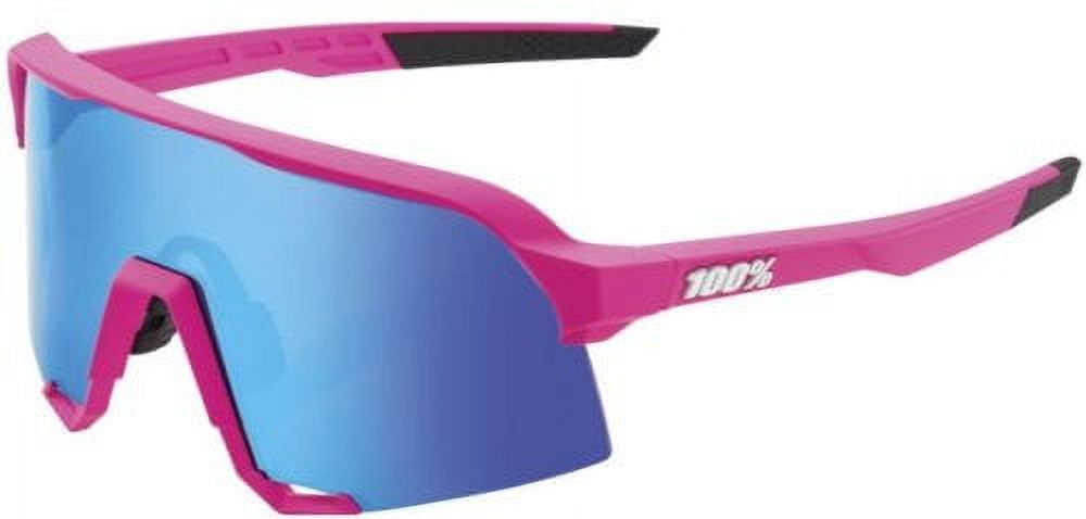 100% Speedcraft S3 Sunglasses Blue Mirror Matte Pink 100% Speedcraft S3 Sunglasses Blue Mirror Matte Pink