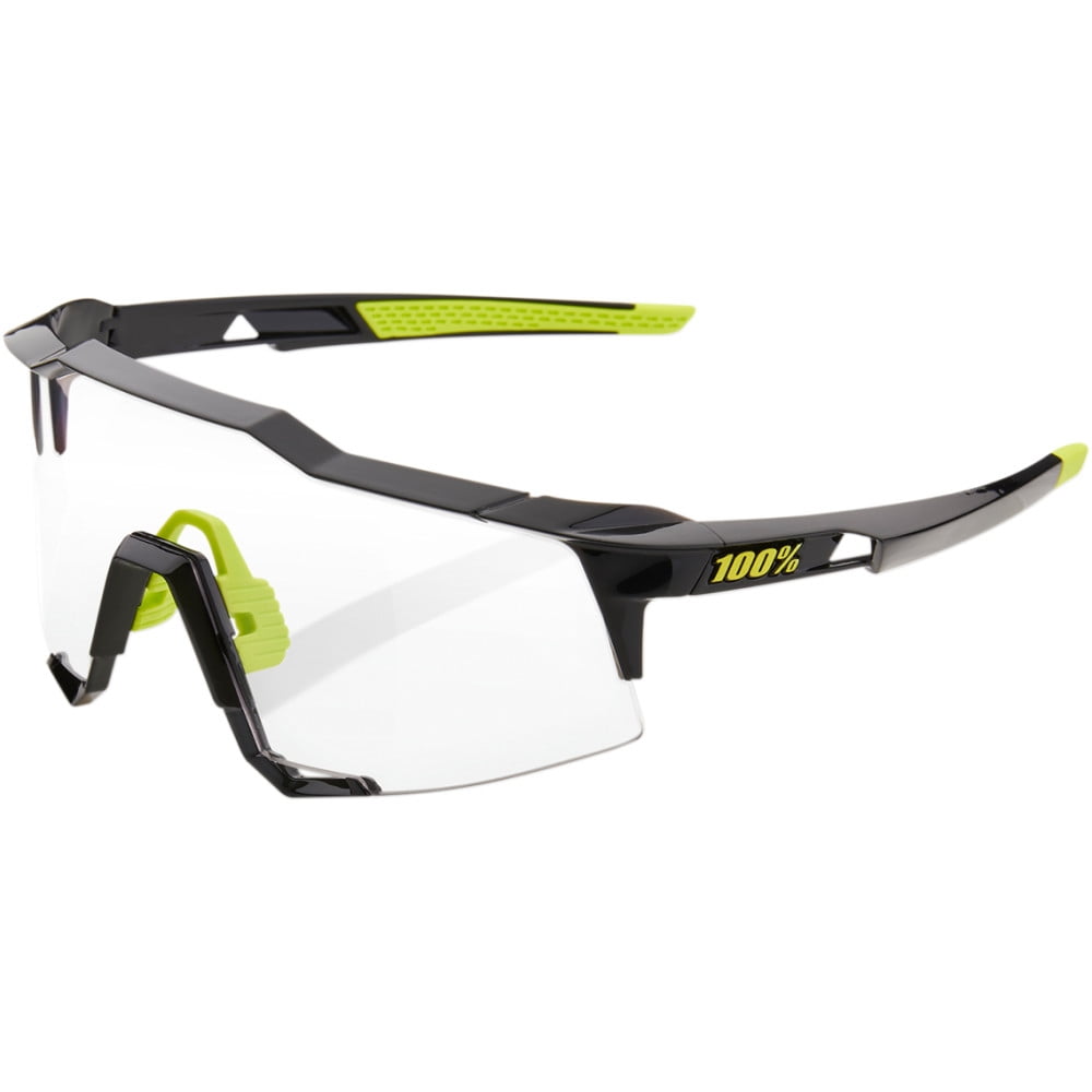 100% Speedcraft Sunglasses - Gloss Black; Photochromic - Walmart.com