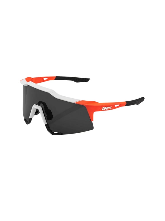 100% SPEEDCRAFT Performance Sunglasses - Soft Tact Oxyfire - Smoke Lens