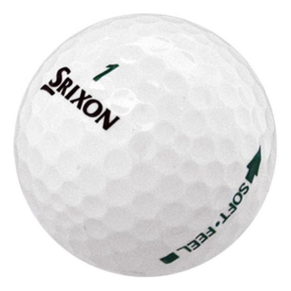 LostGolfBalls - 100 Srixon Soft Feel Golf Balls in Near Mint Condition, AAAA Quality, Recycled Used Golf Balls, Best Value Golf Balls, White