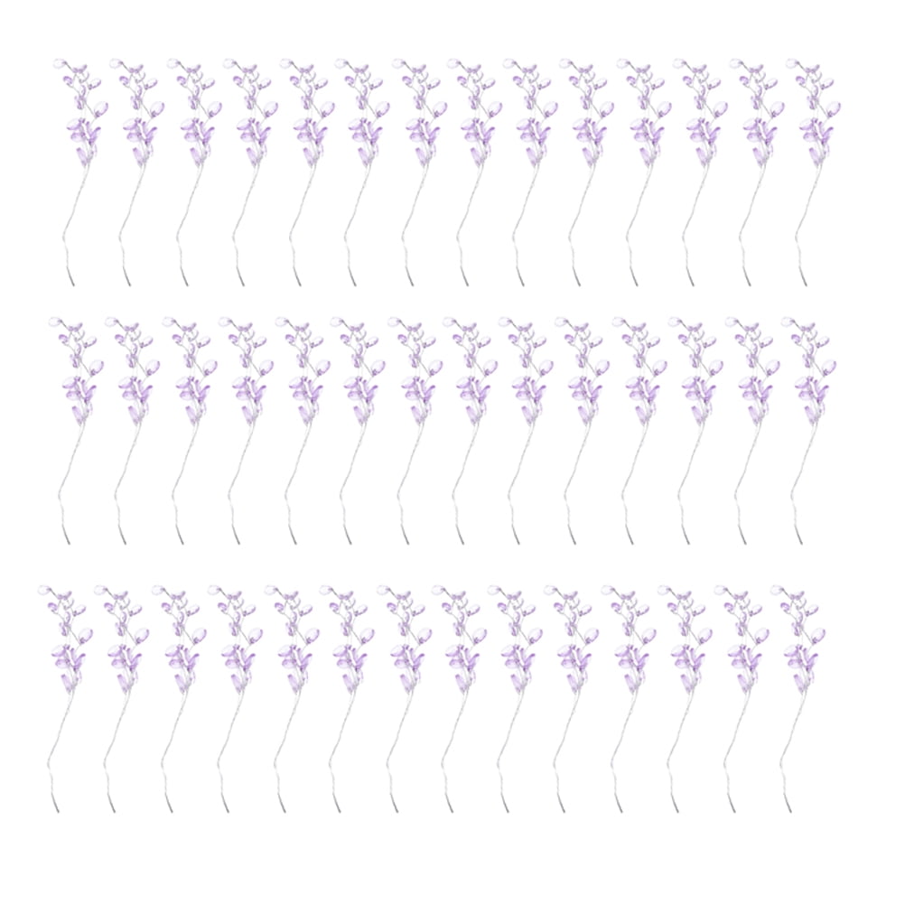 100 Stems Artificial Bead Flower Fake Flowers Wedding Decor Flower