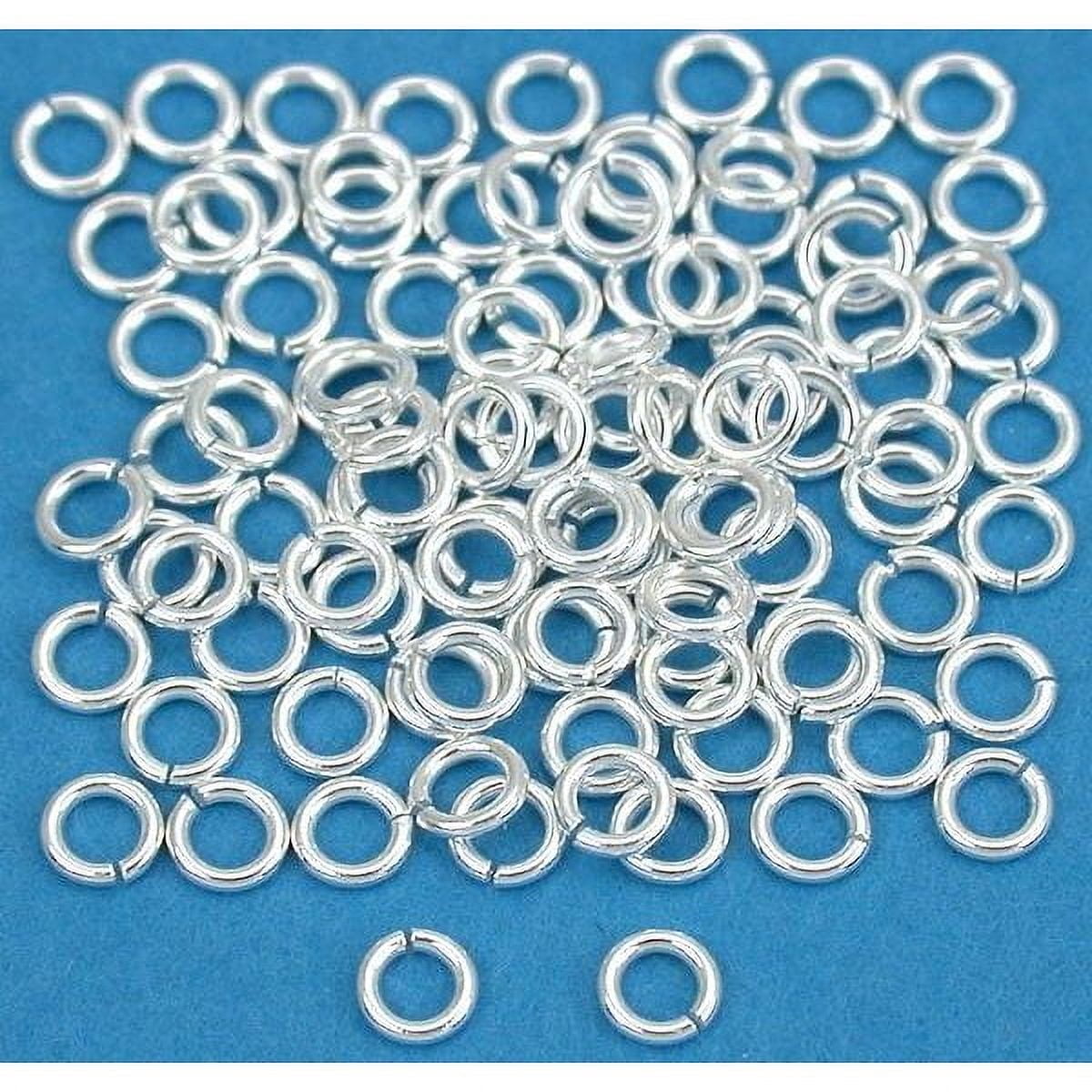 100 Sterling Silver 3mm Open Jump Rings 22 Gauge