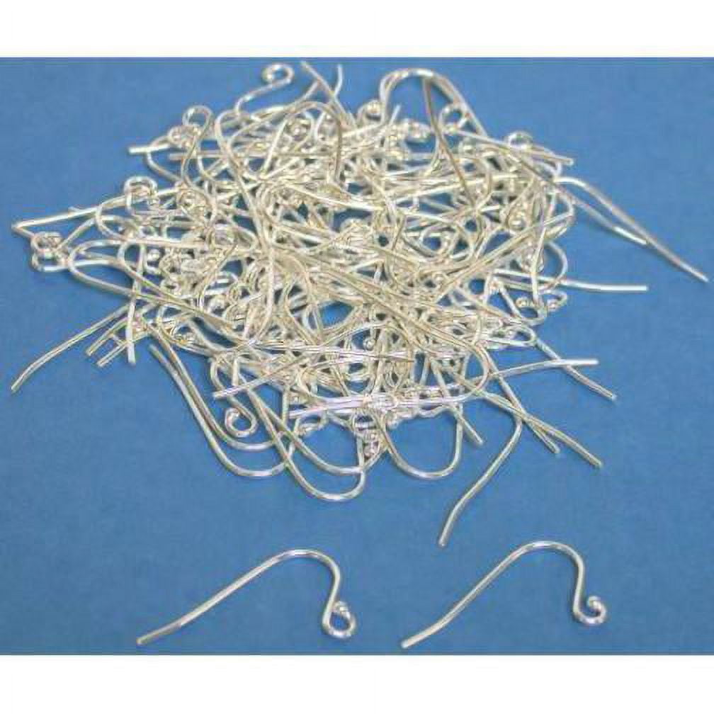 100 Sterling Silver Fish Hook Earring Wires