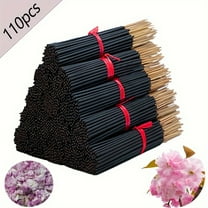 [100 Sticks Long Burn Incense] Japanese Cherry Blossom Incense Sticks, Extended to 12.7 Inches - 1 Bundle of 100 Sticks - Smooth