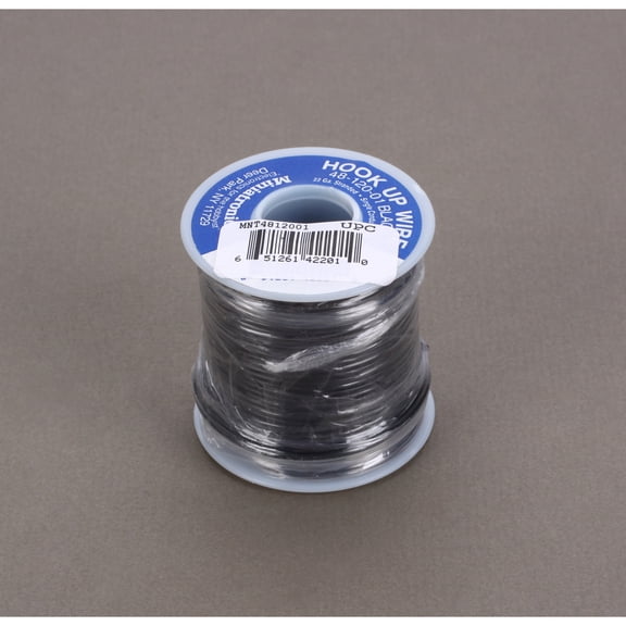 Miniatronics Corp 100' Stranded Wire 22 Gauge Black MNT4812001 Electrical & Electronics