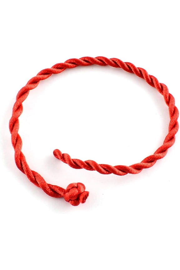 100 Strands Handmade Nylon Bracelet Cord Lucky Red Bracelets Long:19~20cm