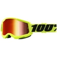 thumbnail image 1 of 100% Strata 2 Goggles (OSFA, Fluo Yellow / Mirror Red Lens), 1 of 1
