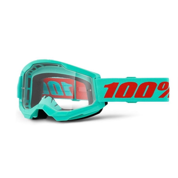 100% Strata 2 Maupiti Goggles (One Size Fits Most, Maupiti / Clear Lens)