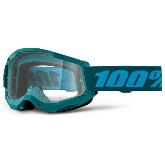 100% Strata 2 Off-Road Goggle (Stone - Clear Lens)