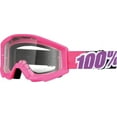 thumbnail image 1 of 100% Strata Goggle, Bubblegum with Clear Lens, 1 of 2