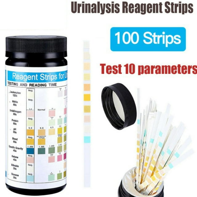 100 Strips Urs10T Reagent Urinalysis Strips 10 Parameters Urine Test