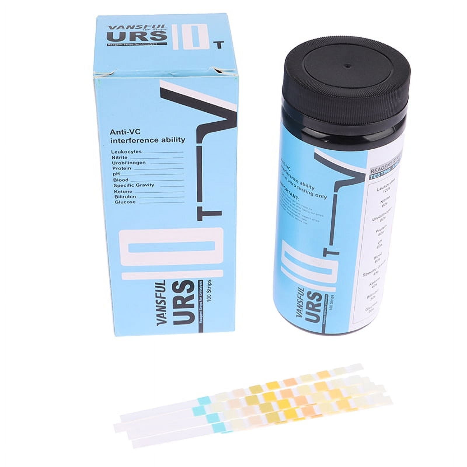 100 Strips URS10T Urinalysis Reagent Strips 10 Parameters Urine Test Strip Stool Occult Blood