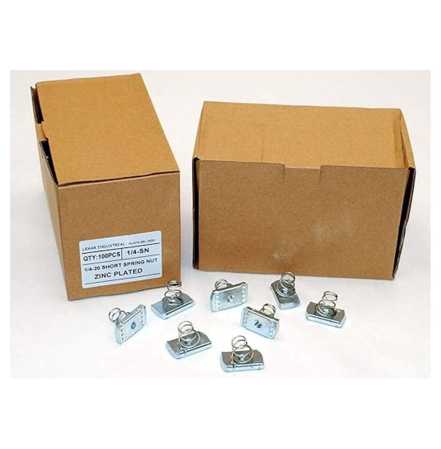 Steel Slide-in Nuts M5 X 0.8 Self-Aligning T-Nuts - 10 Pack For 15/30/40 Series Aluminum Extrusions 10 Series T Nut