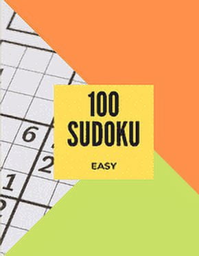 100 Sudoku Easy: Difficult Sudoku Puzzle book for adult - 8,5 in X 11 in - Large Print - Answer key included (Paperback)(Large Print)