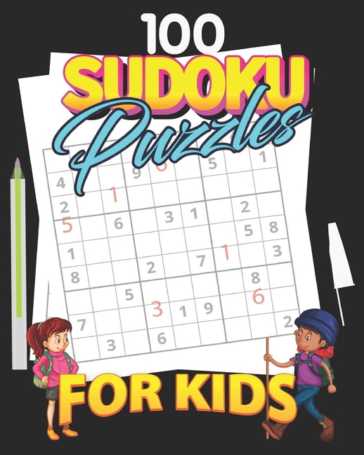 100 Sudoku Puzzles for kids : simple Sudoku puzzle book for kids for independence day/memorial day/birthday gift (Paperback)