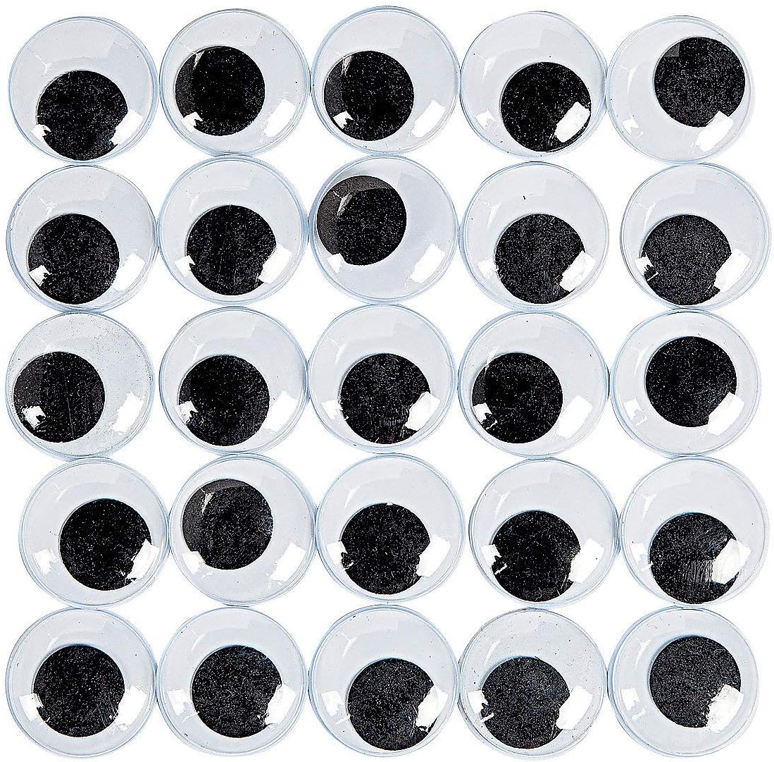 100 Super Huge Black Wiggle Googly Eyes Arts And Craft Supplies