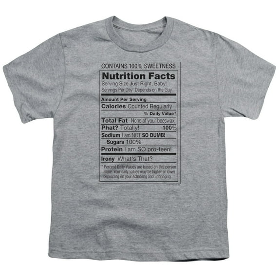 - 100% Sweetness - Youth Short Sleeve Shirt - Small