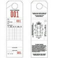 thumbnail image 1 of 100 Tags. 3-Part Valet Parking Tags with car Diagram. Numbered and Perforated to Create Valet Claim Ticket and Hang from Rear View Mirror. Perforated cardstock Key tag., 1 of 1