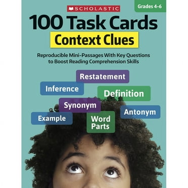 100 Task Cards: Context Clues | Bundle of 2 Packs