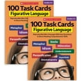 thumbnail image 1 of Scholastic Teaching Solutions 100 Task Cards: Figurative Language Activity Book Pack of 2, 1 of 2