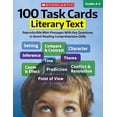 thumbnail image 1 of Pre-Owned 100 Task Cards: Literary Text: Reproducible Mini-Passages with Key Questions to Boost Reading Comprehension Skills (Paperback) 1338113003 9781338113006, 1 of 1
